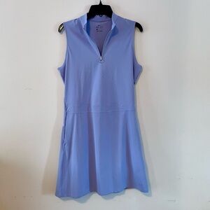 Nike Lavender Sleeveless Mini Dress with Zip